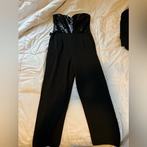 black jumpsuit from express. never worn